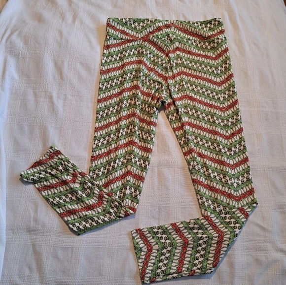 Lularoe women's Tall & Curvy Kermit the Frog leggings EUC - Picture 3 of 8